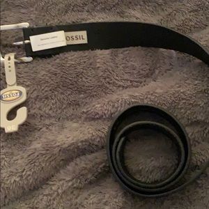 Fossil men’s black belt